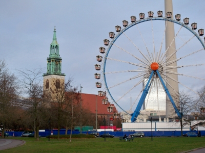 Berlin - Riesenrad an der Marienkirche