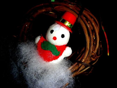 Weihnachtsdekoration, Schneemann