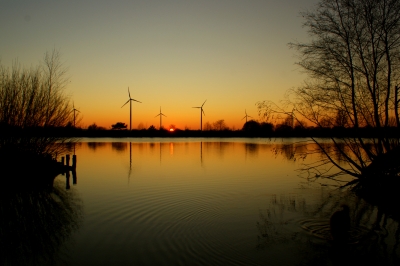 Abends am See