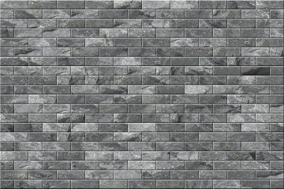 Wand aus Felsziegeln