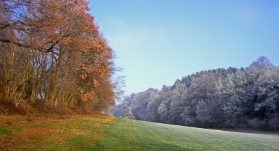 Gegensätze - Winter und Frühling