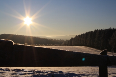 Winterlandschaft im Erzgebirge