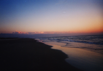 Abendstimmung am Nordseestrand