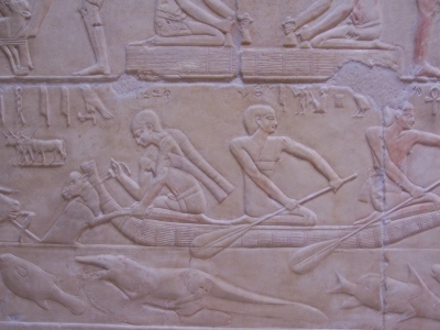 ägyptische Grabmalerei 2300v.Chr.