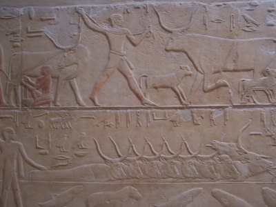 Grabbild in Ägypten 2300v.Chr.