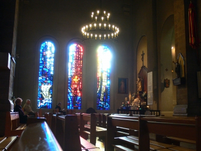 Anbetung in der Kirche von St. Raphael