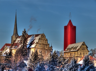 Die größe Kerze der Welt in Schlitz (HDR)