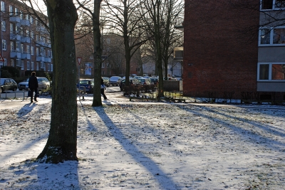 Wintersonne in Eimsbüttel