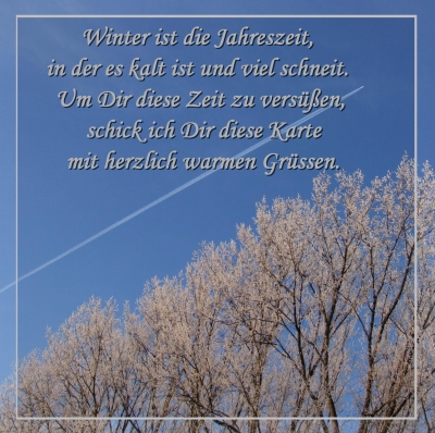 * Wintergruß *