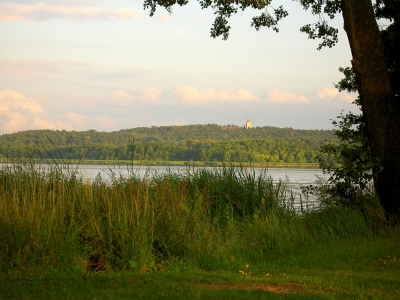 Abendstimmung am Wolziger See