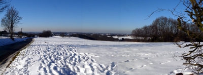 Winter im Bergischen Land (Panoramabild)