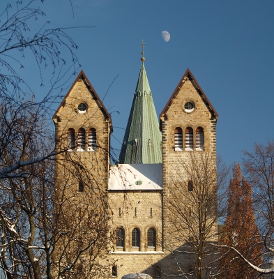 Paderborn Abdinghofkirche und Dom