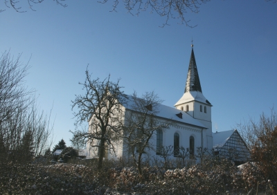 Ev. Kirche Honrath im Schnee