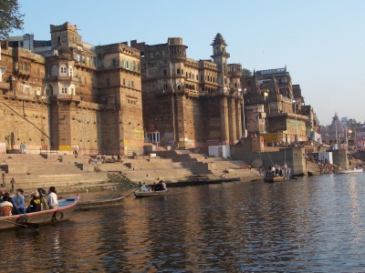 Am Ganges in Varanasi