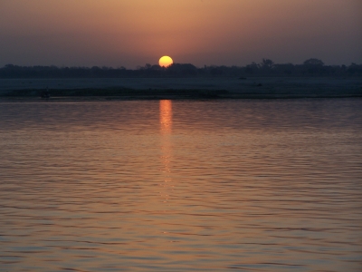 Morgen am Ganges