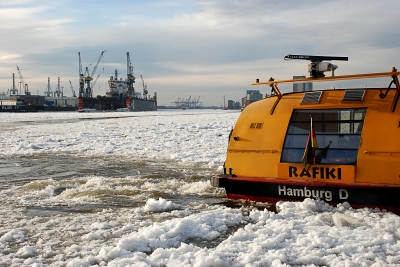 Eiszeit im Hafen