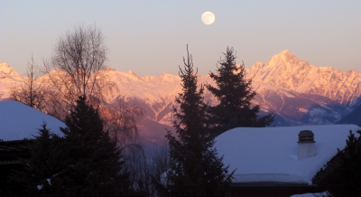 Vollmond über dem Bietschhorn 3