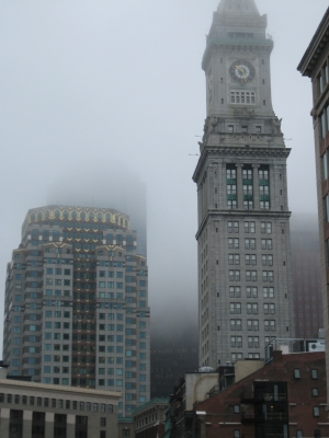 foggy Boston