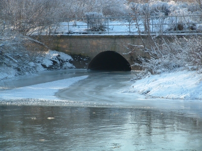 Winter an der Saale