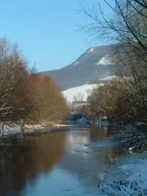 Winter an der Saale