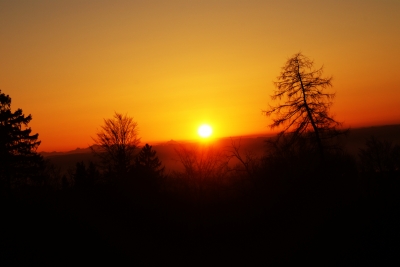 Voralpen Sonnenuntergang