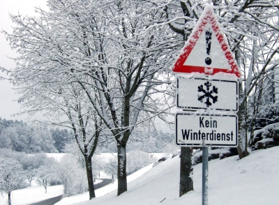 kein Winterdienst