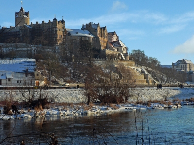 Bernburger Schloß im Winter (2)