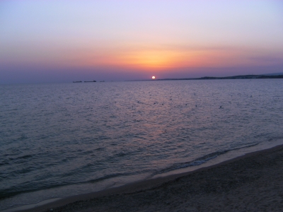 Sonnenuntergang auf Chalkidiki