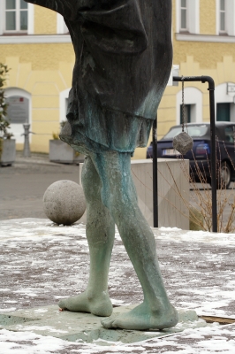 Am Hauptplatz von Schärding..