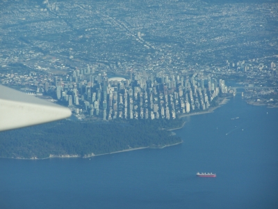 Vancouver aus der Luft
