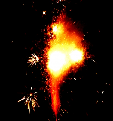Neujahr 2009 Feuerwerk