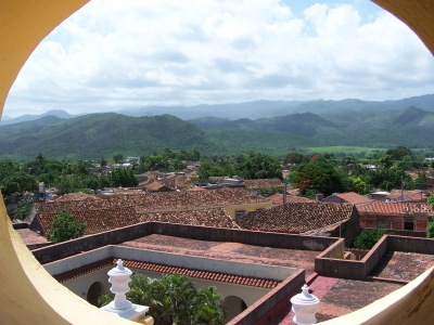 Blick über Trinidad Kuba