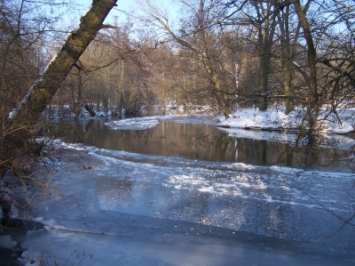 winterliche Flußlandschaft