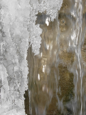 Eiswasserfall 2009 | Detail