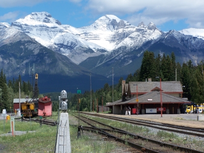 Bahnhof Banff/Kanada