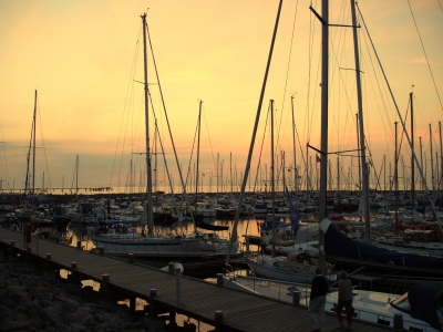 Kühlungsborn (Hafen) Sonnenuntergang