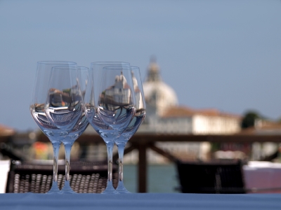 Der Tisch ist gedeckt in Venedig