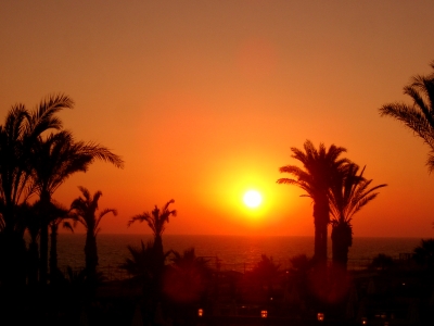 Sonnenuntergang auf Zypern/Paphos