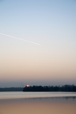 Sonnenuntergang am See