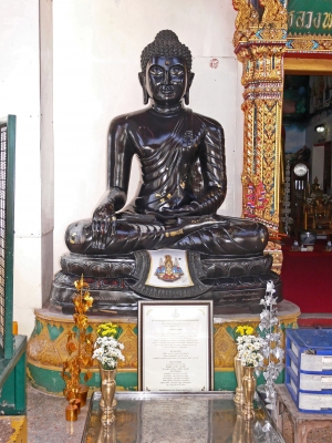 "Schwarzer Buddha" in Nong-Khai, Thailand
