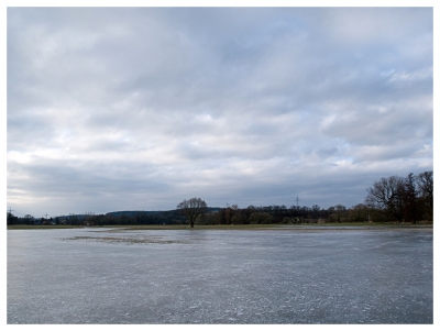 Landschaftsbild - Fluss Fulda