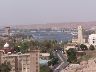 Blick auf Assuan/Ägypten