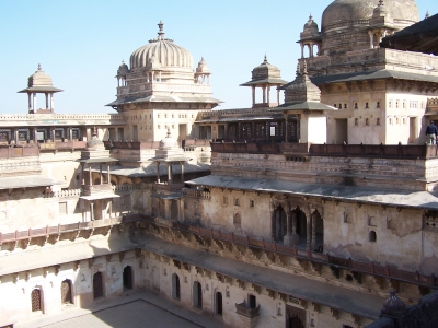 Indien: Palast von Orchha