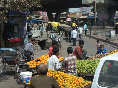 Markt in Agra/Indien