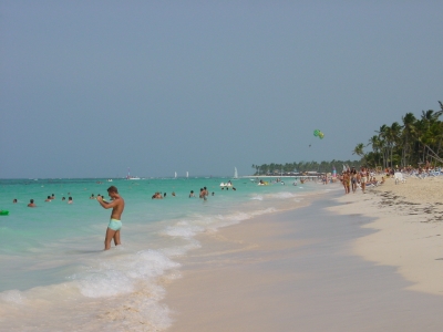 Am Strand von Punta Cana (DomRep)