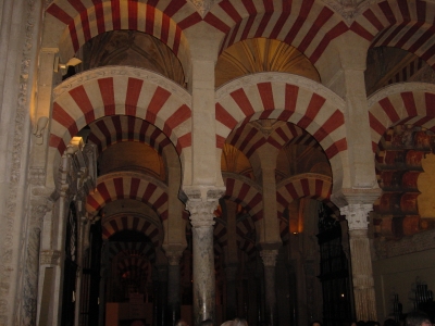 Cordoba: in der Kathedrale (alte Moschee)