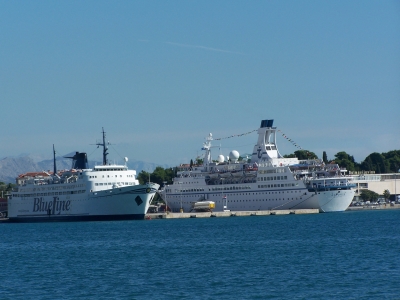 Im Hafen von Split