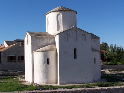 Nin/Zadar (Kroatien) Heiligkreuzkirche (11. Jhdt)