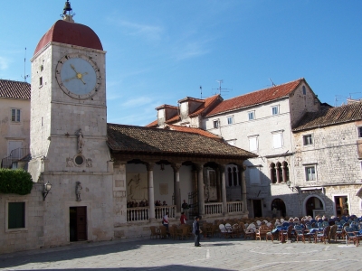 Marktplatz in Trogir (bei Split)