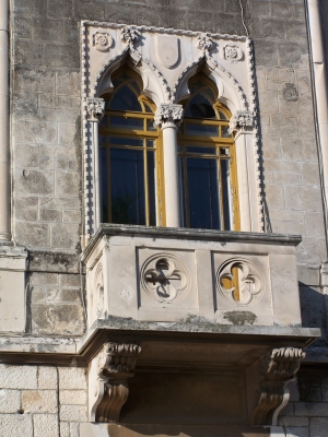Fenster in Trogir (Kroatien)